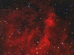 SH2-205 Nebulosa ad emissione fra Perseo e Giraffa
