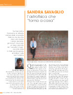 Sandra Savaglio l’astrofisica che “torna a casa”