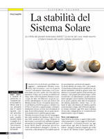 La stabilità del Sistema Solare