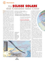 Un’ECLISSE SOLARE dal Canada alla Cina