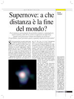Supernove: a che distanza è la fine del mondo?