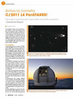 Arriva la cometa C/2011 L4 PanSTARRS!