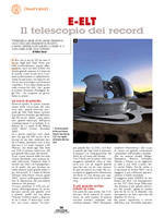 E-ELT  Il telescopio dei record