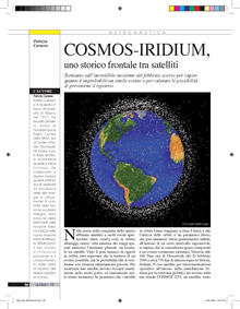COSMOS-IRIDIUM,uno storico frontale tra satelliti