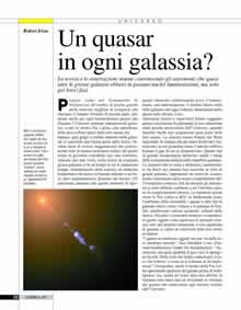 Un quasar in ogni galassia?
