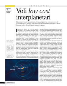 Voli low cost interplanetari