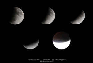 Collage Eclisse di Luna del 16 Luglio 2019