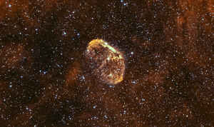 Nebulosa Crescente in bicromia