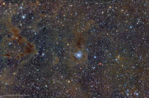  NGC7023 “Iris Nebula”, VdB141”Ghost Nebula” e LBN468