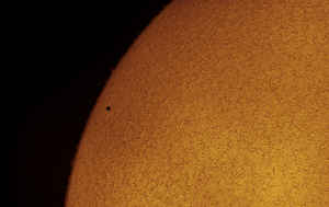 Il transito di Mercurio sul Sole in H-Alpha