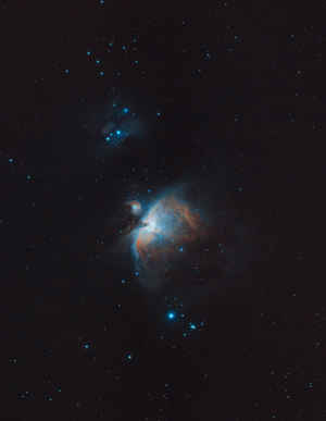 Grande nebulosa di Orione ripresa in HDR