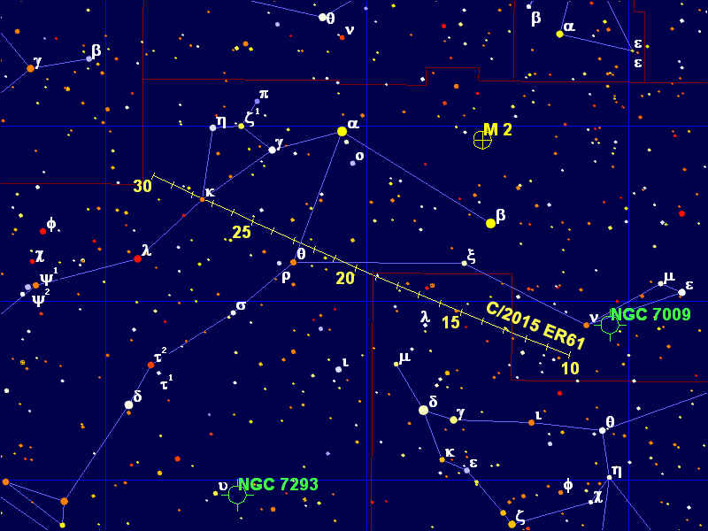 Sono tre le comete visibili in aprile con un binocolo