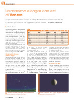 La massima elongazione est di Venere