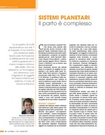 Planetologia. Sistemi planetari, il parto è complesso 
