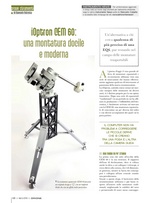 Prove strumenti. iOptron CEM 60: una montatura docile e moderna