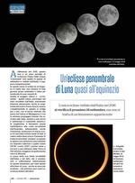 Osservazioni. Un’eclisse penombrale di Luna quasi all’equinozio