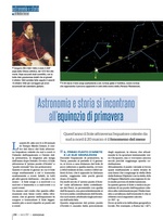 Astronomia e storia. Astronomia e storia si incontrano all’equinozio di primavera